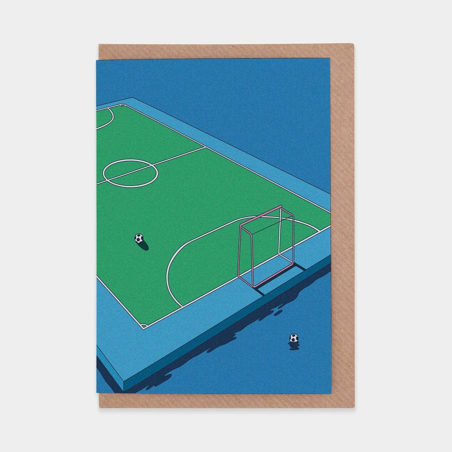 Floating Field Greetings Card by Ana Popescu