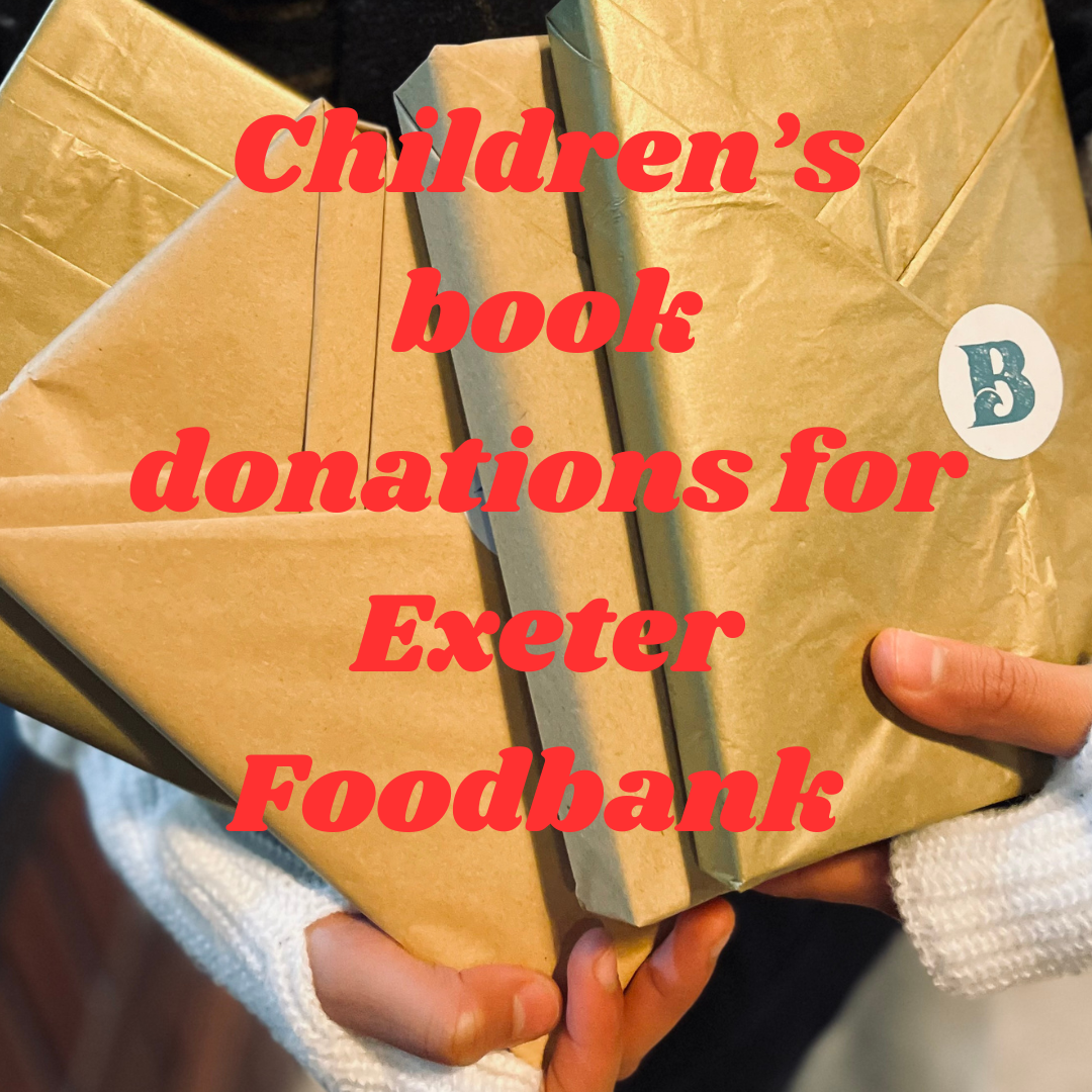 Gift a children's book to Exeter Food Bank