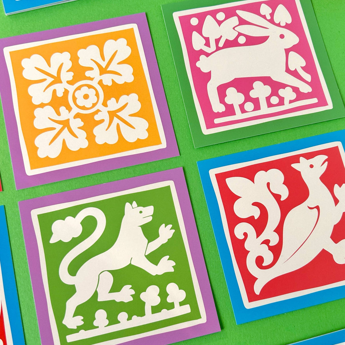 Medieval Tiles Postcard Set No1