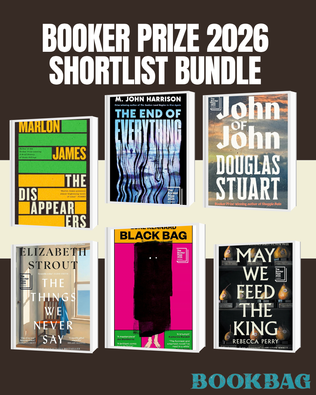Booker Prize 2026 Shortlist Bundle £95 (RRP £109.96)