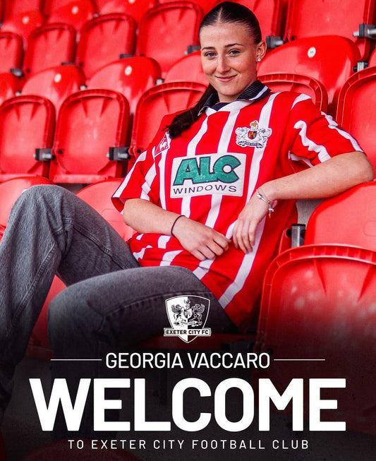 Bookbag Sponsors Exeter City Women's Georgia Vaccaro