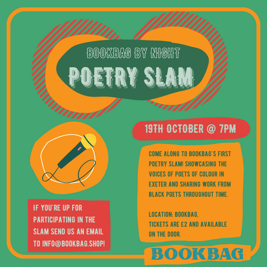 Wed 19 October/ Bookbag by Night Poetry Slam