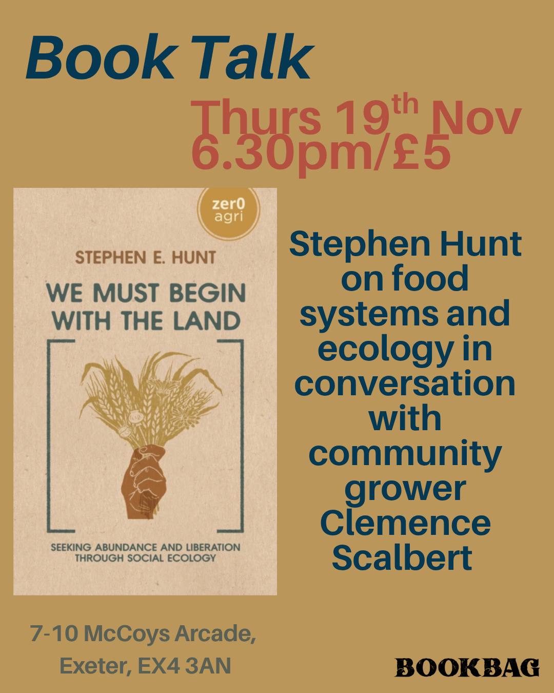 Thurs 19 Nov / Book Talk with Stephen Hunt
