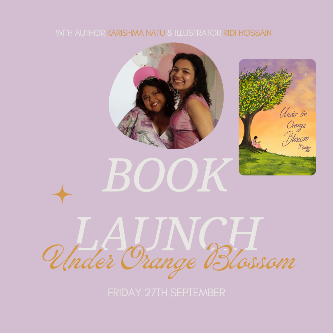 Friday 27th September / Under Orange Blossom Book Launch