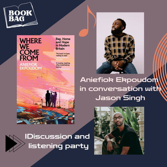 Thurs 9th May / Book launch and listening party: Where We Come From