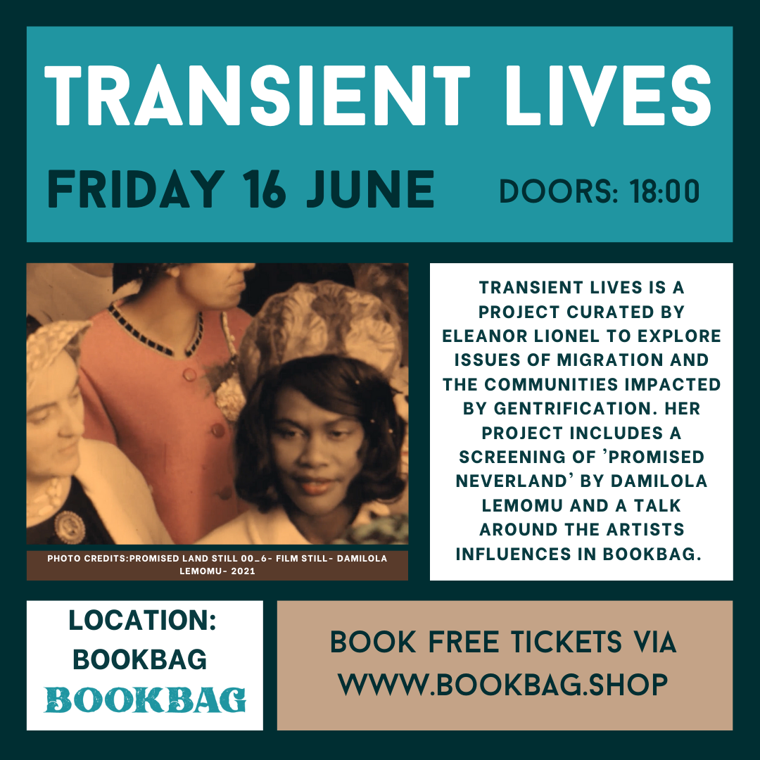 Fri 16 June| Transient Lives: In Conversation with Damilola Lemomu