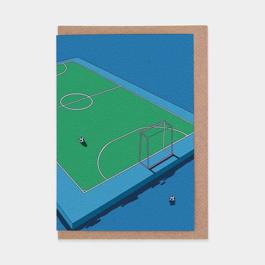 Floating Field Greetings Card by Ana Popescu