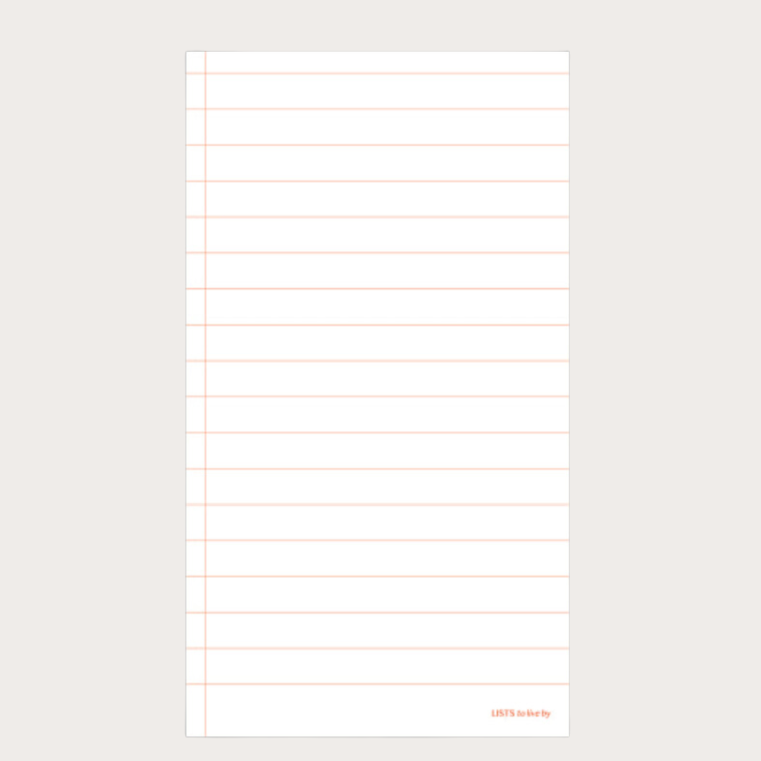 Paperian Lists To Live by Memo Pad [8 Styles]: Month