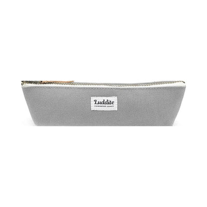 Luddite Boat Pen Case – Japanese Canvas & Denim in Three Sizes: Black / Small