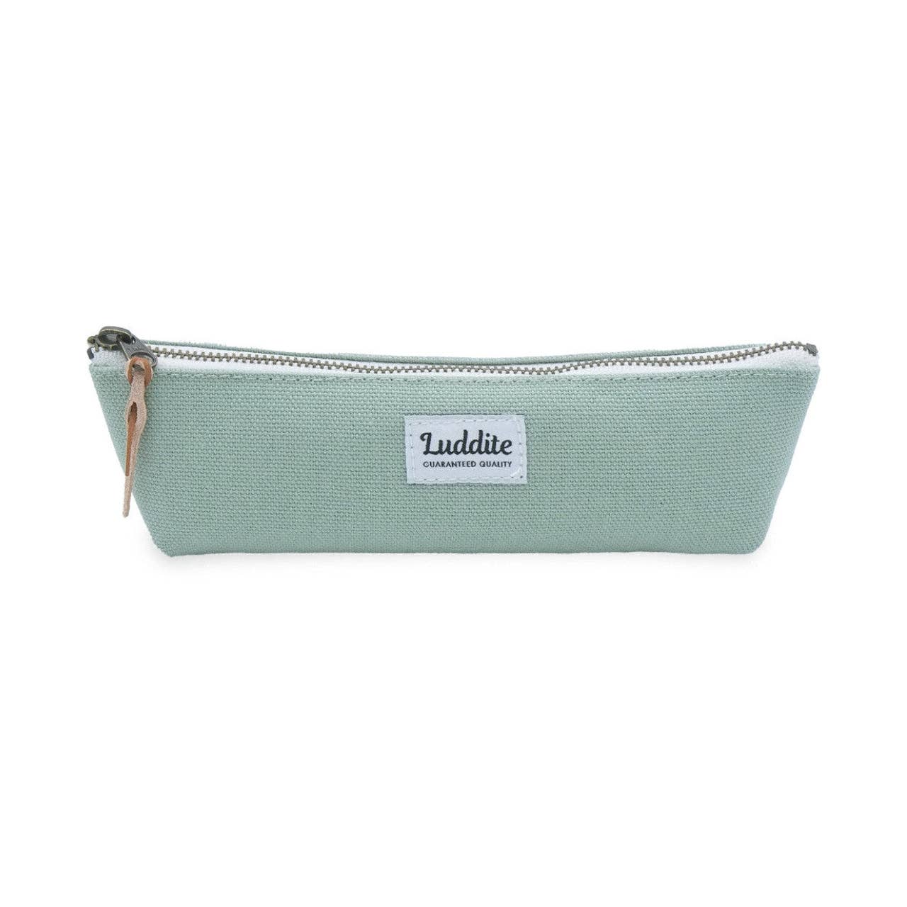 Luddite Boat Pen Case – Japanese Canvas & Denim in Three Sizes: Black / Small