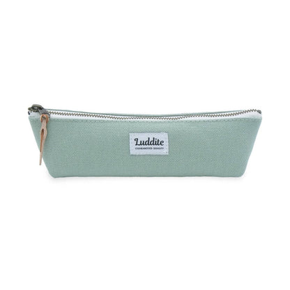 Luddite Boat Pen Case – Japanese Canvas & Denim in Three Sizes: Black / Small
