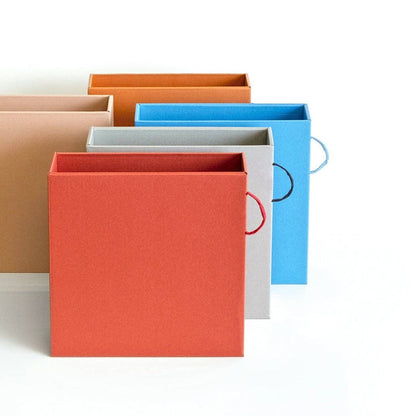 Sikigu Compact Pull Box – Document Storage Box: Brick