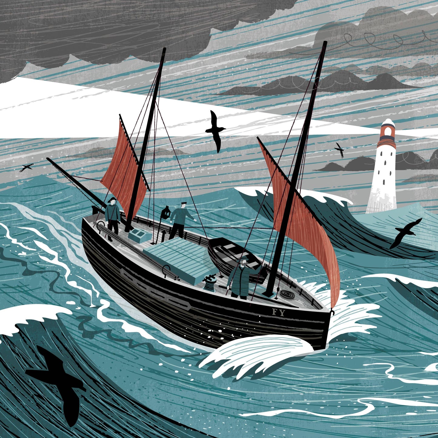 Red Sails & Pilchards by Matt Johnson