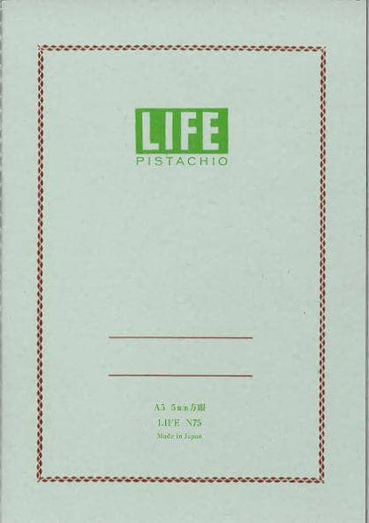 Life Pistachio Notebook -- A5: Grid