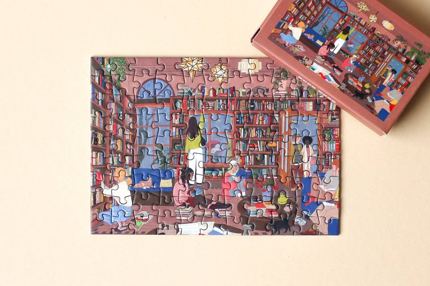 Mini Puzzle Book Nook, 99 Pieces