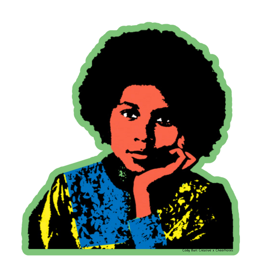 Bell hooks Iconic Author Sticker