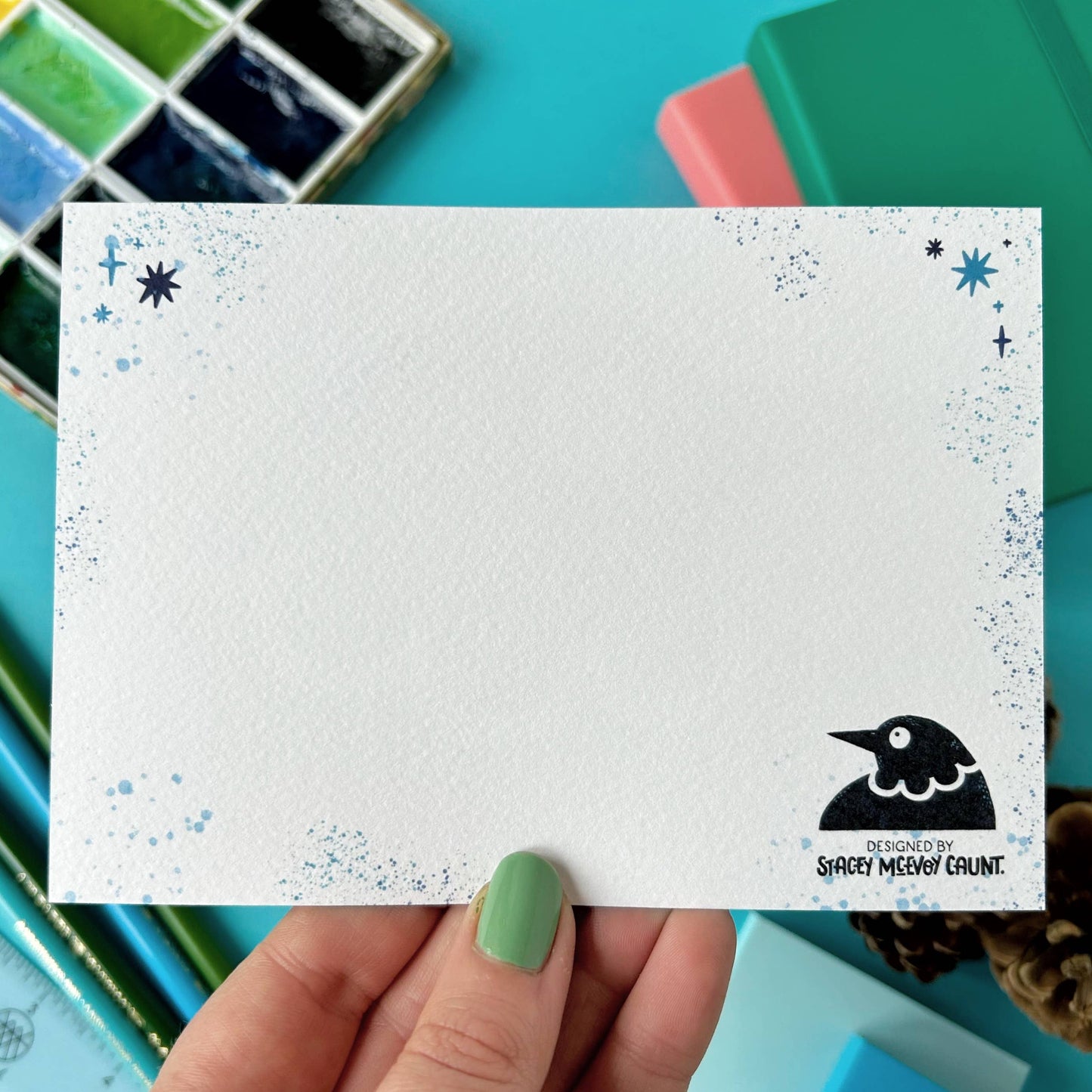 Scribbly Bird Postcard