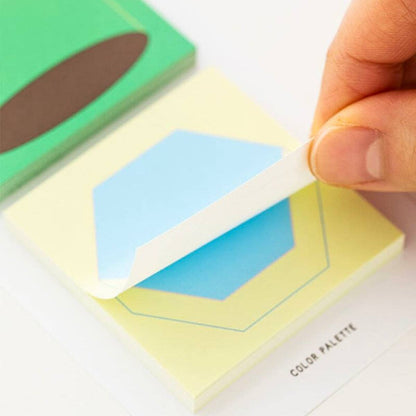 Livework Memo Sticky Note Set – 80 Sheets: Colour Palette 01