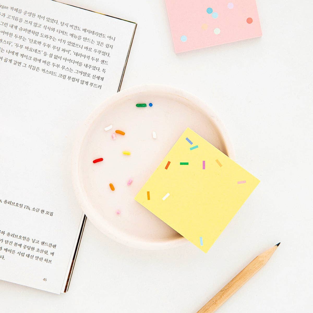 Livework Memo Sticky Note Set – 80 Sheets: Colour Palette 01