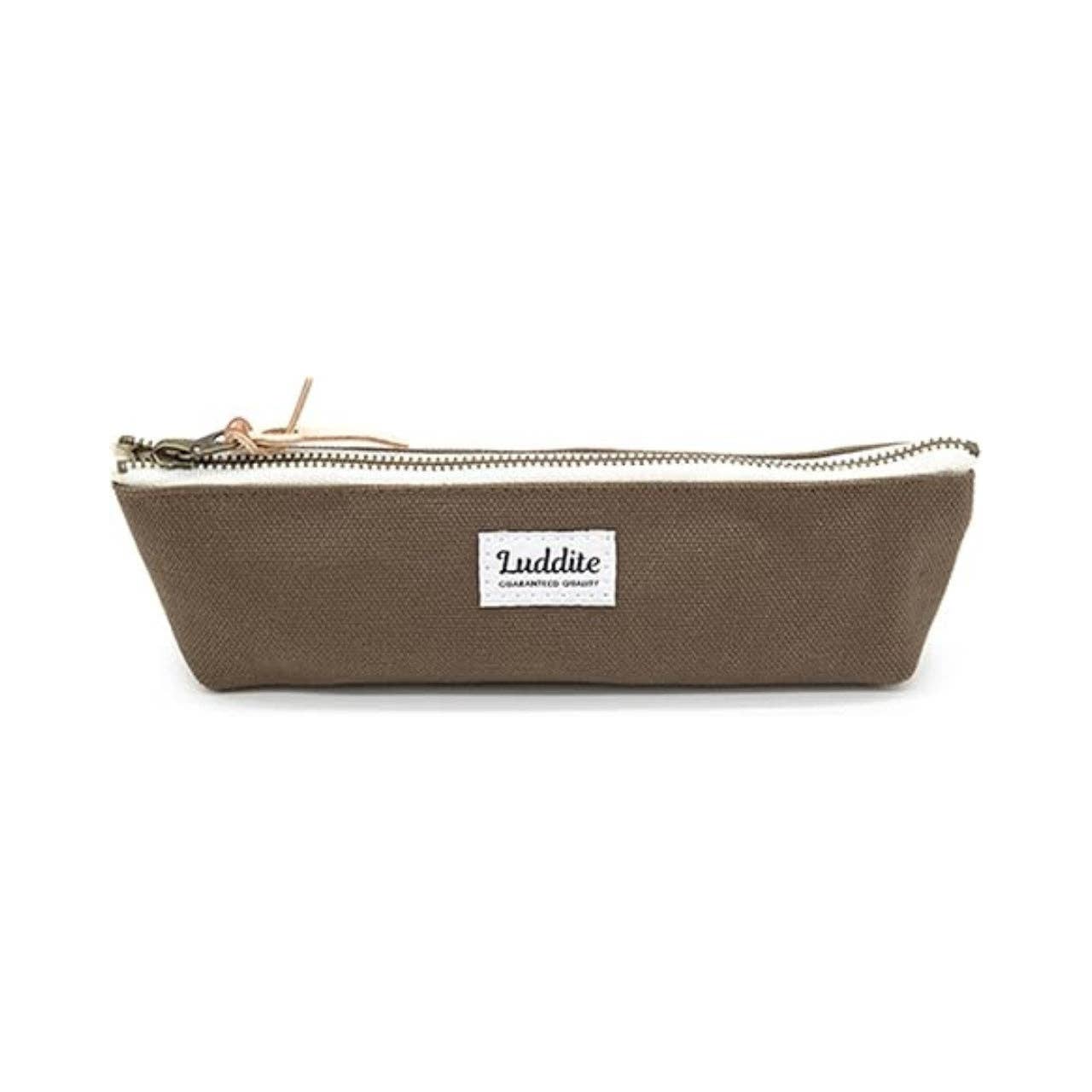 Luddite Boat Pen Case – Japanese Canvas & Denim in Three Sizes: Black / Small
