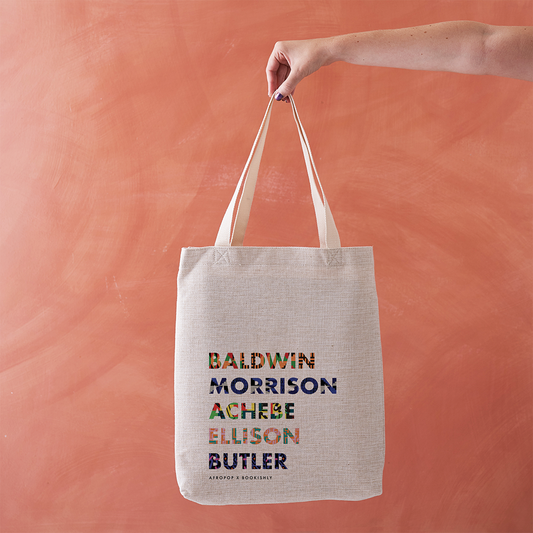 List of Black Authors - Tote Bag - Afropop X Bookishly: Bookishly logo