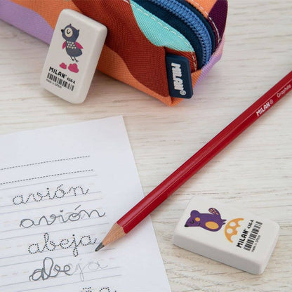 MILAN Erasers 436A - Box of 36 Animal Erasers