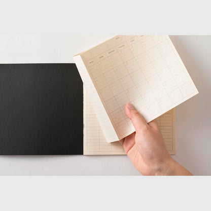 Sikigu Pad Note – Easy Peel Off Notebook: Black / A5 / Grid