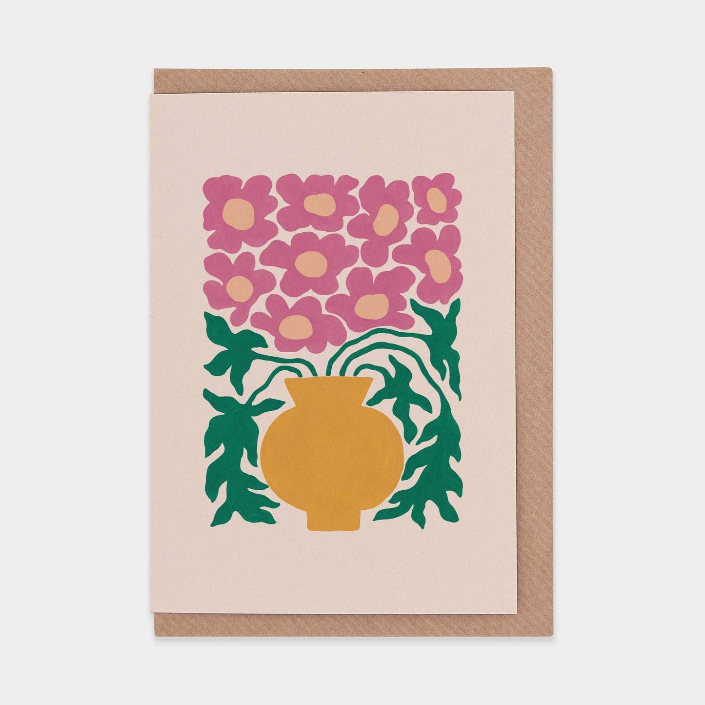 Loosey Goosey Camelias Greetings Card