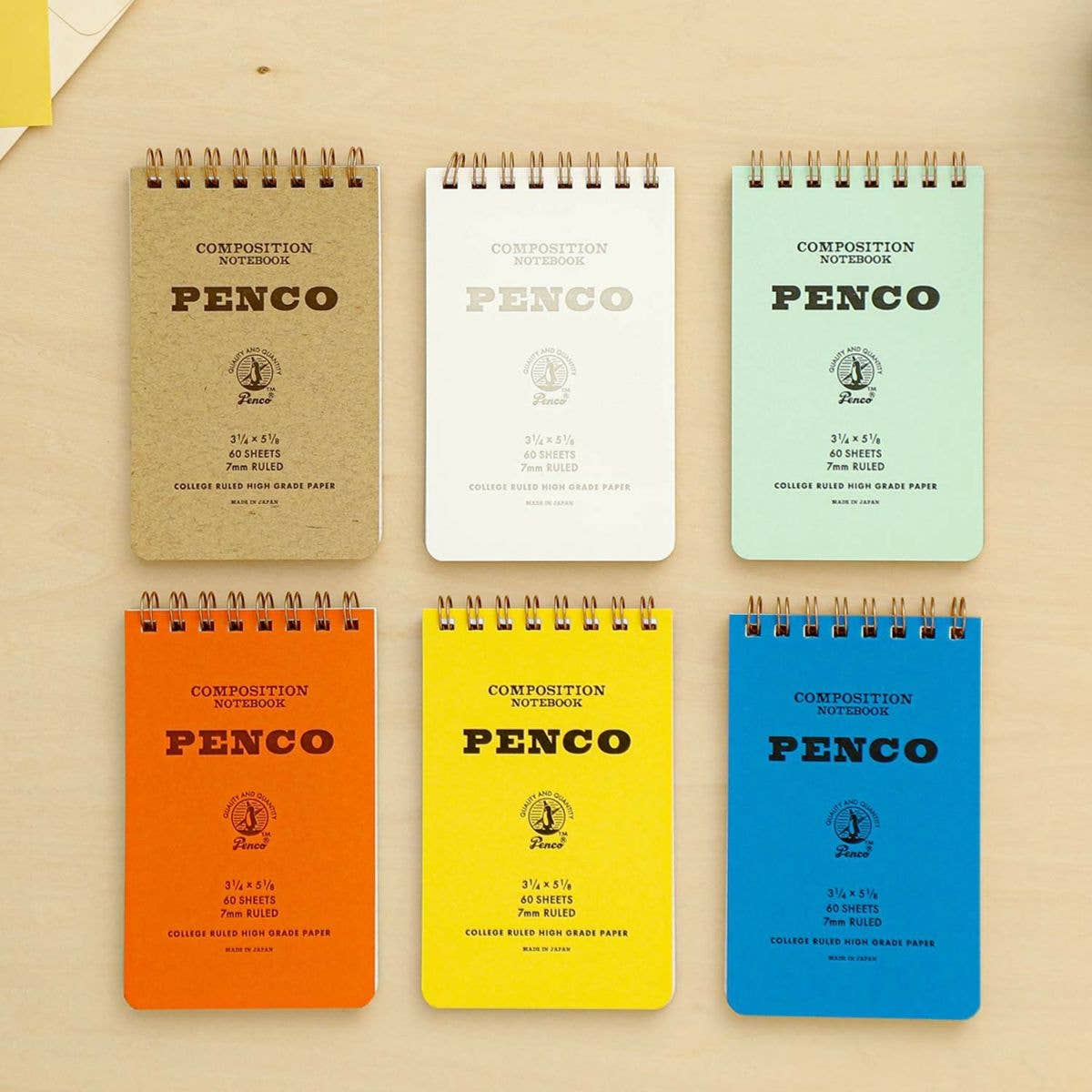 Penco Coil Notepad (S) (M): Yellow / M