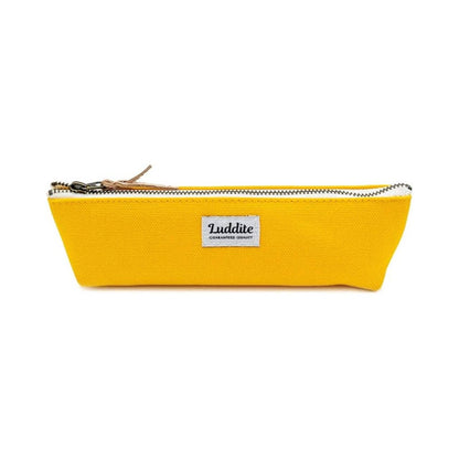Luddite Boat Pen Case – Japanese Canvas & Denim in Three Sizes: Black / Small