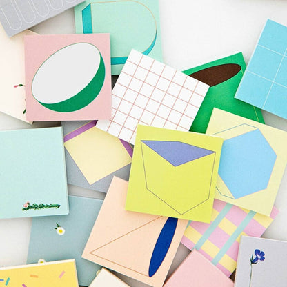 Livework Memo Sticky Note Set – 80 Sheets: Colour Palette 01