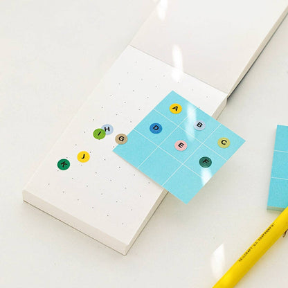 Livework Memo Sticky Note Set – 80 Sheets: Colour Palette 01
