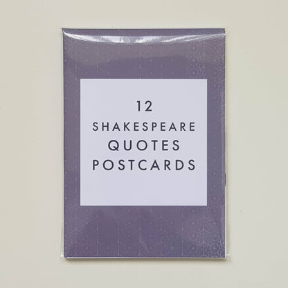 Shakespeare Quote Postcard Set: Just a paper bellyband