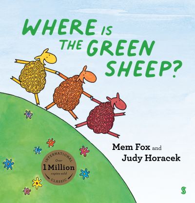 Where is the green sheep?