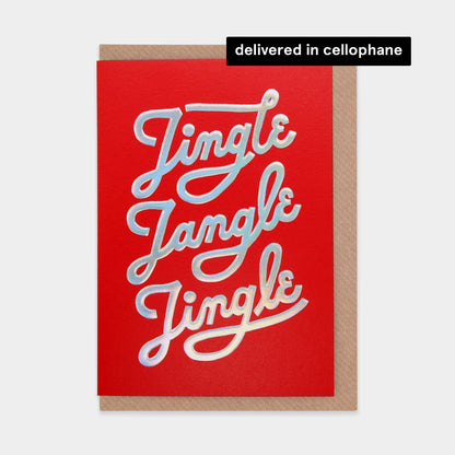 Jingle Jangle Jingle Christmas Card (in cellophane)