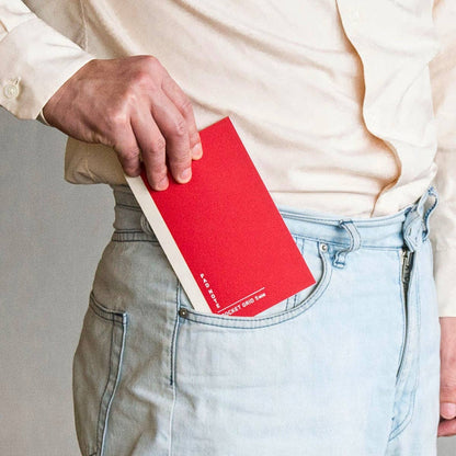 Sikigu Pad Note – Easy Peel Off Notebook: Red / A5 / Grid