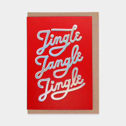 Jingle Jangle Jingle Christmas Card (in cellophane)