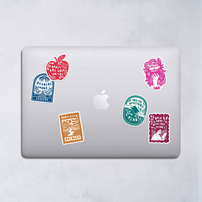 Join the Resistance. Read. - Literary Activist Sticker