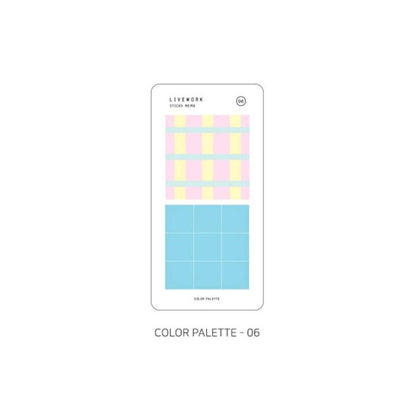 Livework Memo Sticky Note Set – 80 Sheets: Colour Palette 01
