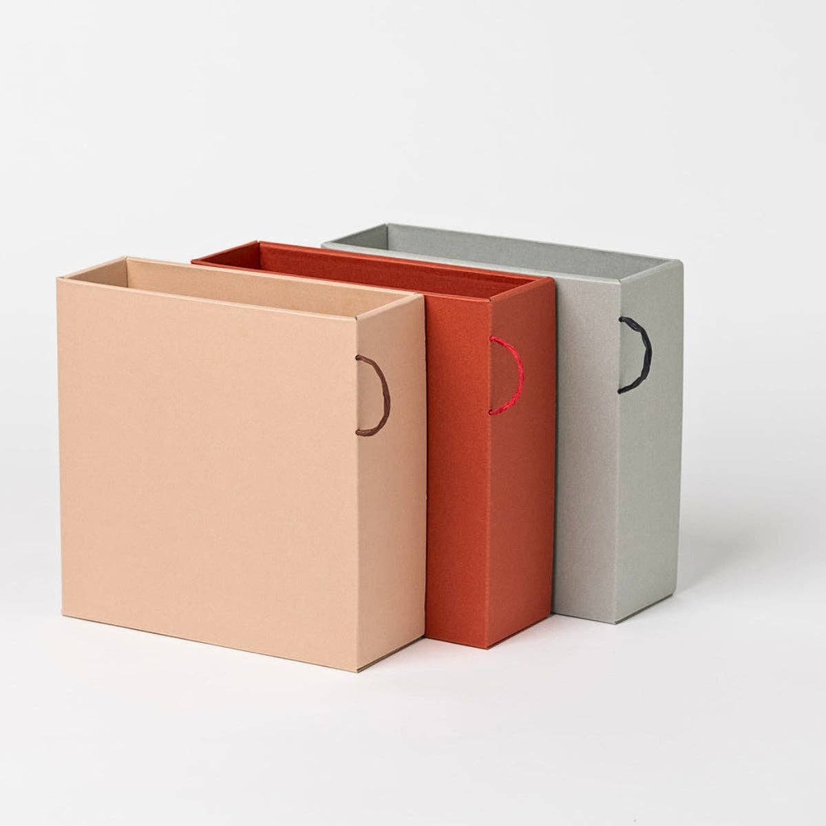Sikigu Compact Pull Box – Document Storage Box: Brick