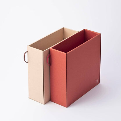 Sikigu Compact Pull Box – Document Storage Box: Brick