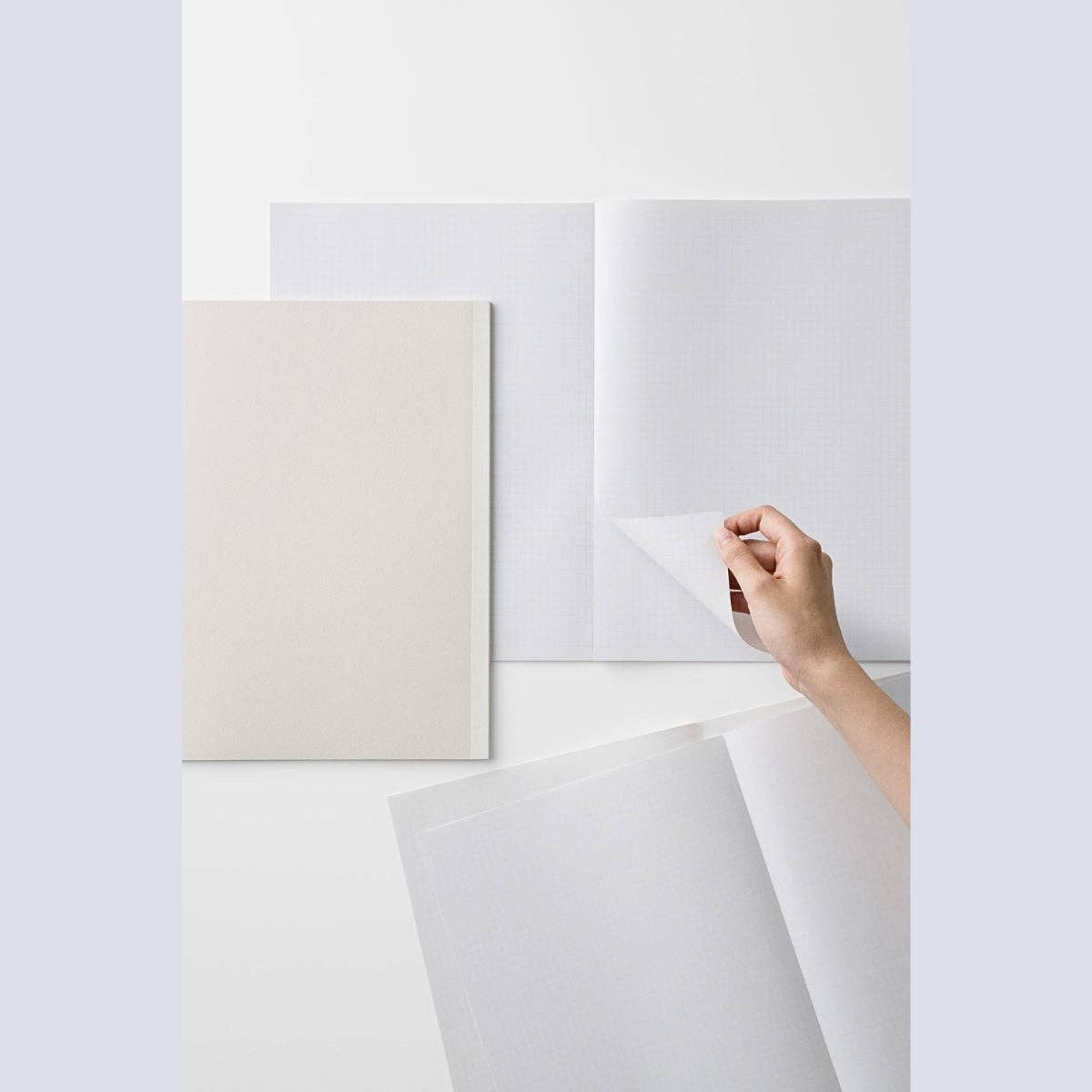 Sikigu Pad Note – Easy Peel Off Notebook: Blue / A5 / Grid