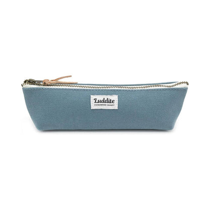 Luddite Boat Pen Case – Japanese Canvas & Denim in Three Sizes: Black / Small