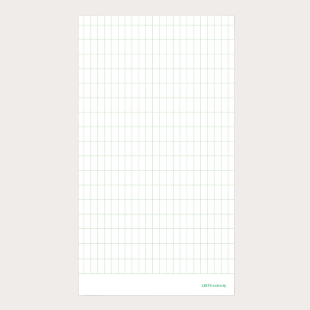 Paperian Lists To Live by Memo Pad [8 Styles]: Month