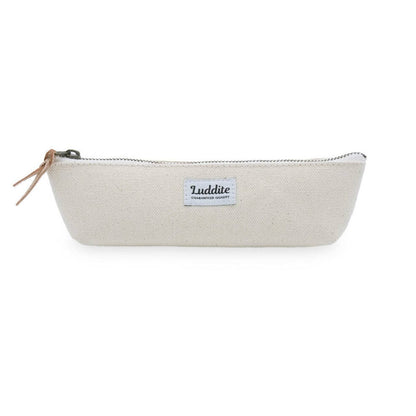 Luddite Boat Pen Case – Japanese Canvas & Denim in Three Sizes: Black / Small